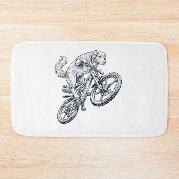 Item preview, Vintage Nova Scotia Duck Tolling Retriever Riding Bicycle Cycling Bike Dog Lover designed and sold by TerryConnells.