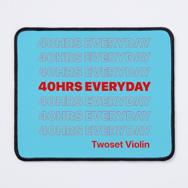 Item preview, 40 HRS EVERYDAY - Twoset Violin designed and sold by PastelWingg.