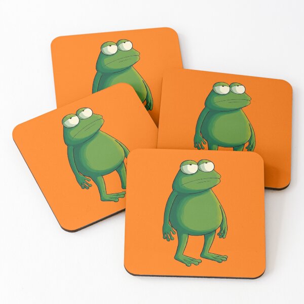 Item preview, Unamused Frog Meme Cartoon Funny Sarcastic Mood designed and sold by WormJ.