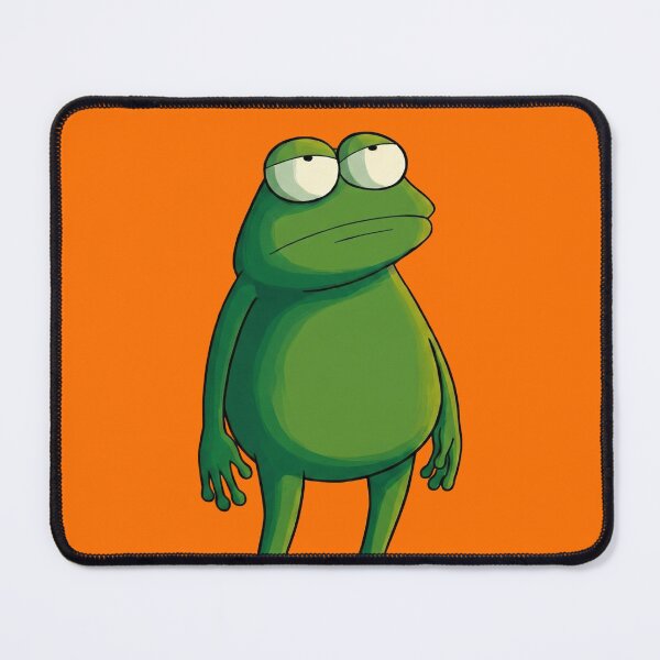 Item preview, Unamused Frog Meme Cartoon Funny Sarcastic Mood designed and sold by WormJ.