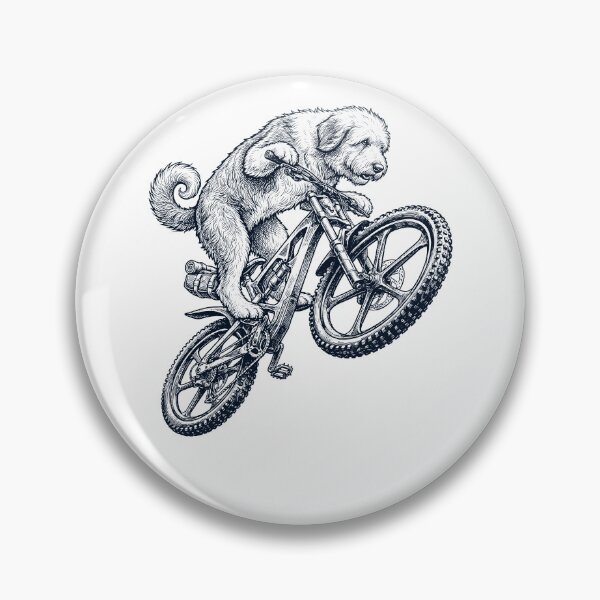 Item preview, Vintage Old English Sheepdog Riding Bicycle Cycling Bike Dog Lover designed and sold by TerryConnells.