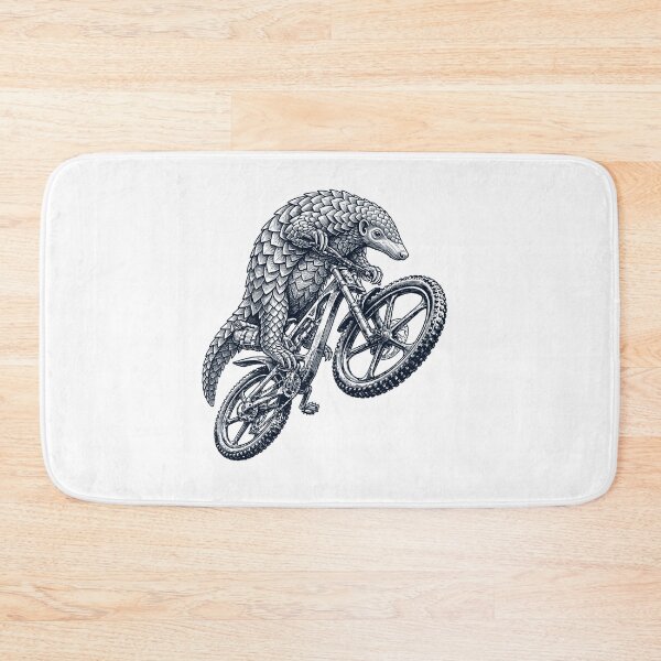 Item preview, Vintage Pangolin Riding Bicycle Cycling Bike Animal Lover designed and sold by TerryConnells.