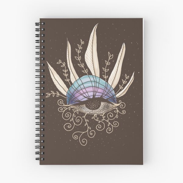 Item preview, Mystical Boho Eye with Celestial Rainbow, Feathers and Botanical Vines designed and sold by Boriana Giormova.