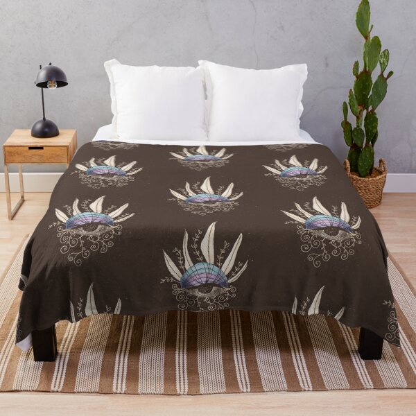 Item preview, Mystical Boho Eye with Celestial Rainbow, Feathers and Botanical Vines designed and sold by Boriana Giormova.