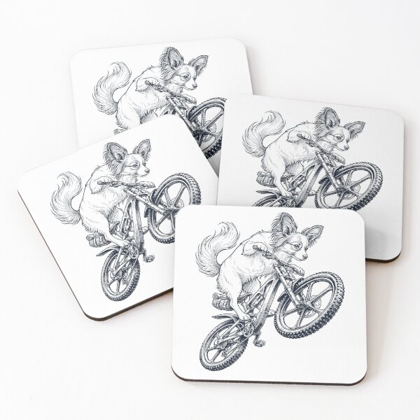 Item preview, Vintage Papillon Riding Bicycle Cycling Bike Dog Lover designed and sold by TerryConnells.