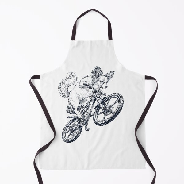 Item preview, Vintage Papillon Riding Bicycle Cycling Bike Dog Lover designed and sold by TerryConnells.