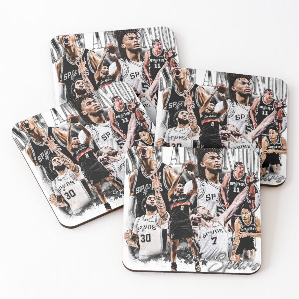 Item preview, Victor Wembanyama Stephon Castle Harper Kornet Vintage, San Antonio Basketball designed and sold by StickyWycky.