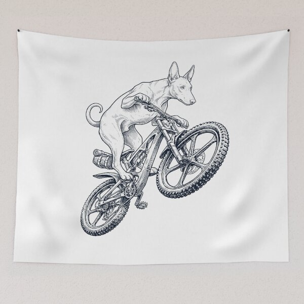Item preview, Vintage Pharaoh Hound Riding Bicycle Cycling Bike Dog Lover designed and sold by TerryConnells.