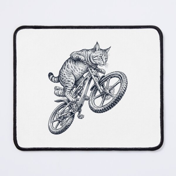 Item preview, Vintage Pixiebob Cat Riding Bicycle Cycling Bike Kitten Lover designed and sold by TerryConnells.
