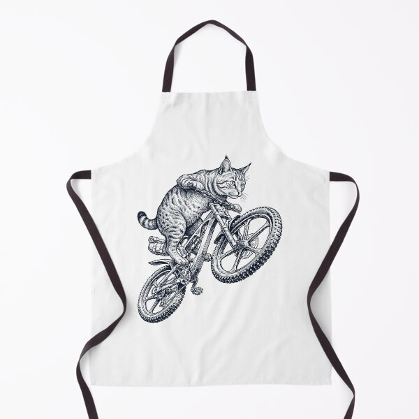 Item preview, Vintage Pixiebob Cat Riding Bicycle Cycling Bike Kitten Lover designed and sold by TerryConnells.
