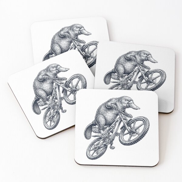 Item preview, Vintage Platypus Riding Bicycle Cycling Bike Animal Lover designed and sold by TerryConnells.