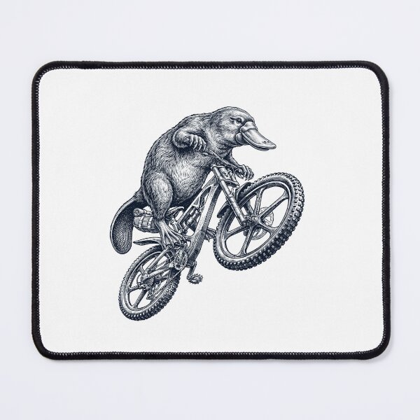 Item preview, Vintage Platypus Riding Bicycle Cycling Bike Animal Lover designed and sold by TerryConnells.