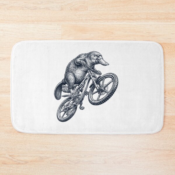 Item preview, Vintage Platypus Riding Bicycle Cycling Bike Animal Lover designed and sold by TerryConnells.