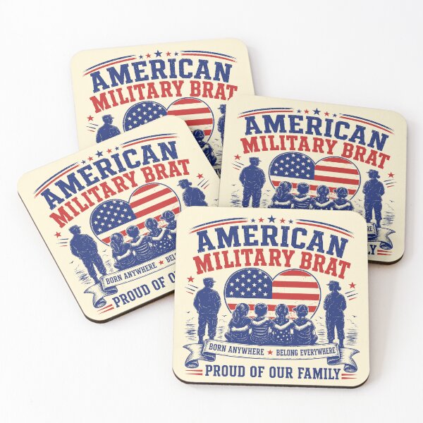 Item preview, Patriotic American Military Brat Proud Of Our Family designed and sold by 89shirts.