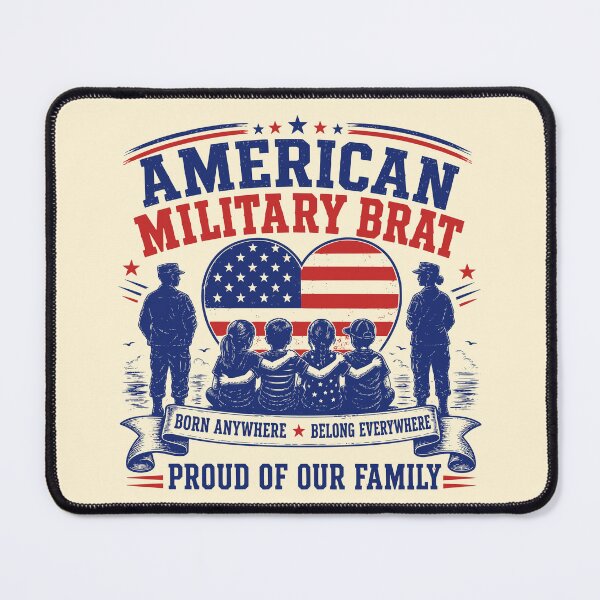 Item preview, Patriotic American Military Brat Proud Of Our Family designed and sold by 89shirts.