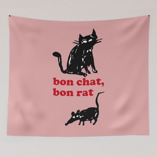 Item preview, Bon chat, bon rat designed and sold by PastelWingg.