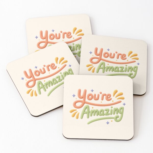 Item preview, You're Amazing Positive Encouragement Quote designed and sold by Siti Hoiriyah.