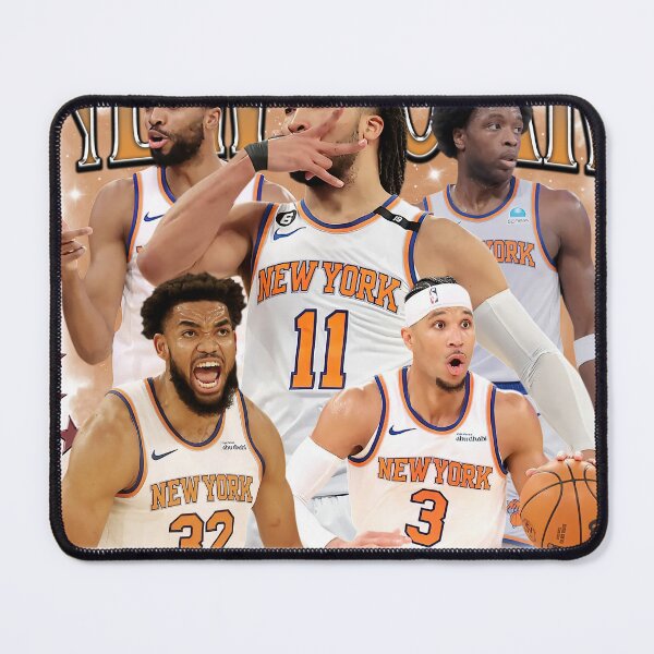 Item preview, Jalen Brunson Josh Hart Karl-Anthony Towns Mikal Bridges OG Anunoby New York Knicks Basketball designed and sold by StickyWycky.