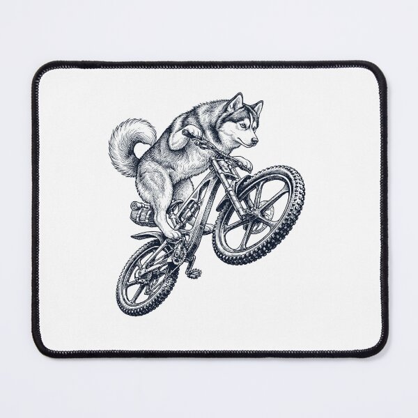 Item preview, Vintage Pomsky Riding Bicycle Cycling Bike Dog Lover designed and sold by TerryConnells.