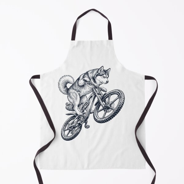 Item preview, Vintage Pomsky Riding Bicycle Cycling Bike Dog Lover designed and sold by TerryConnells.
