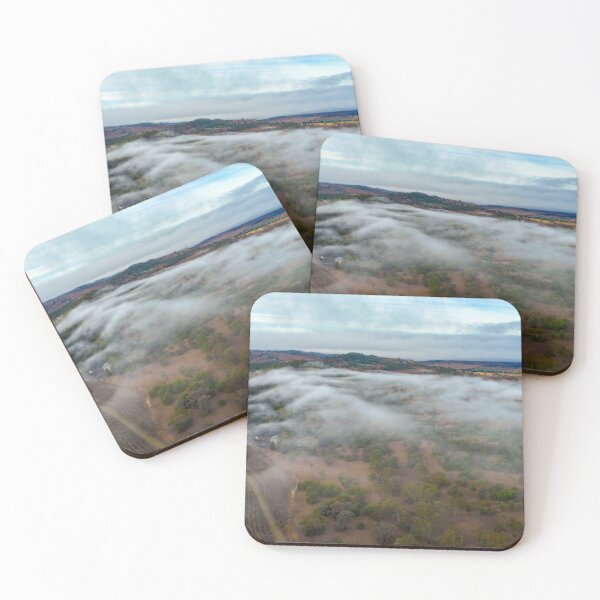 Item preview, Aerial scene capturing Glenbawn Dam shrouded in fog designed and sold by Southern Cross Lifestyle .
