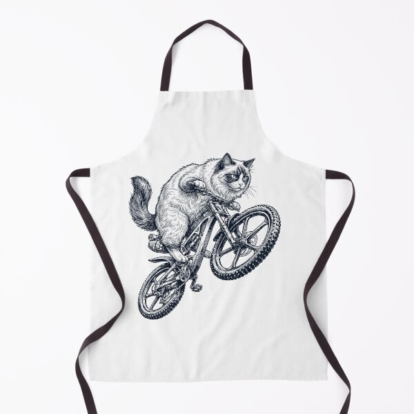 Item preview, Vintage Ragdoll Cat Riding Bicycle Cycling Bike Kitten Lover designed and sold by TerryConnells.