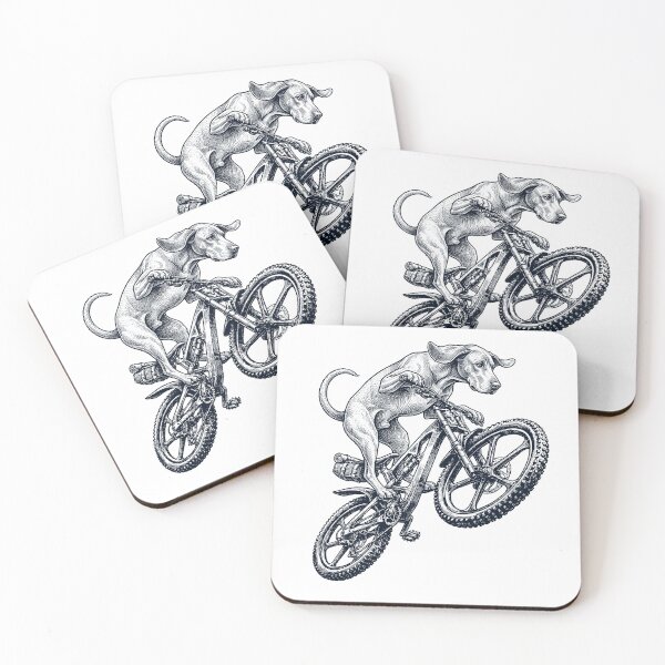 Item preview, Vintage Redbone Coonhound Riding Bicycle Cycling Bike Dog Lover designed and sold by TerryConnells.