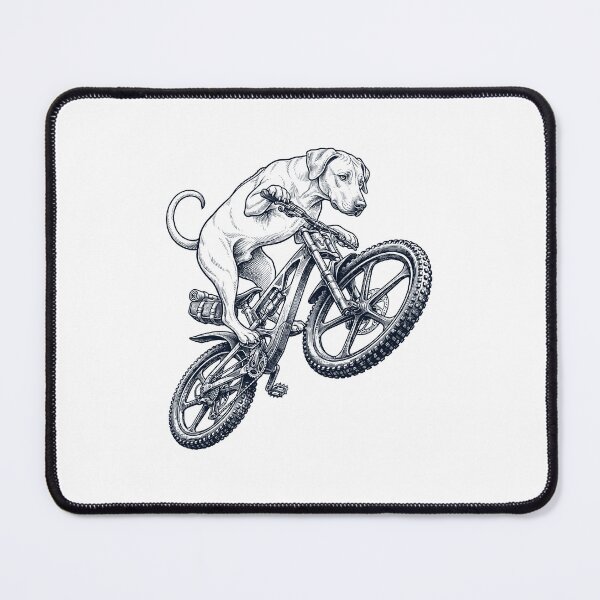 Item preview, Vintage Rhodesian Ridgeback Riding Bicycle Cycling Bike Dog Lover designed and sold by TerryConnells.