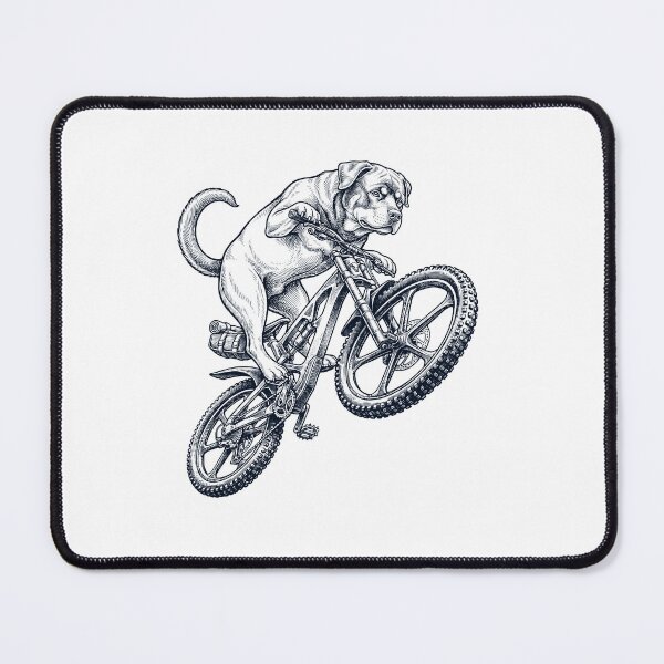 Item preview, Vintage Rottweiler Riding Bicycle Cycling Bike Dog Lover designed and sold by TerryConnells.