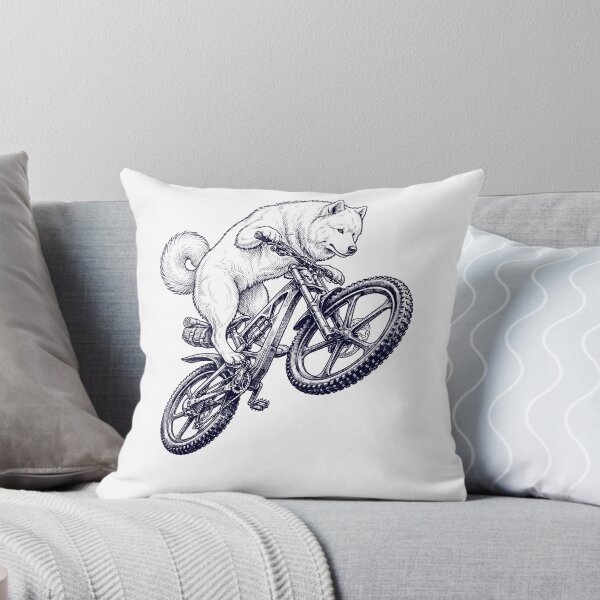 Item preview, Vintage Samoyed Riding Bicycle Cycling Bike Dog Lover designed and sold by TerryConnells.