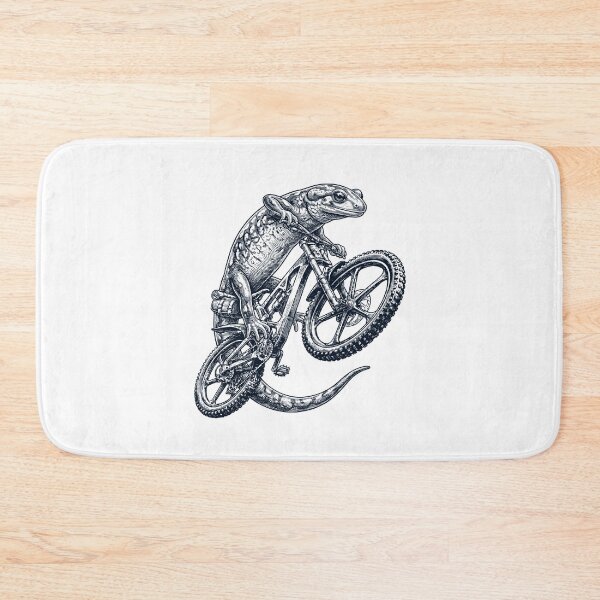 Item preview, Vintage Salamander Riding Bicycle Cycling Bike Animal Lover designed and sold by TerryConnells.