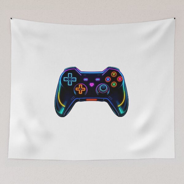 Item preview, Neon Gaming Controller Design designed and sold by Hello_nyc.