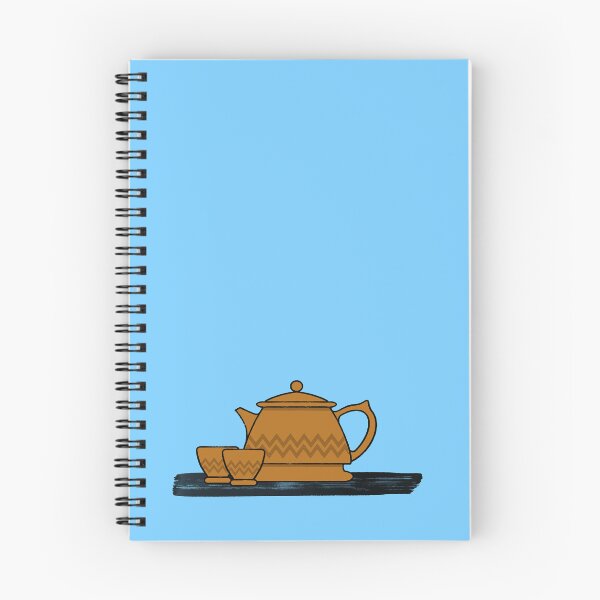 Item preview, Tea pot and cups designed and sold by Michael Walker-Toye Illustrations.