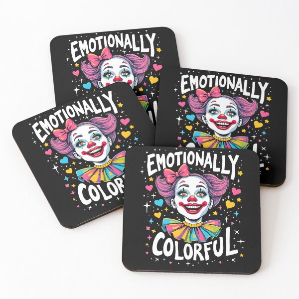 Item preview, Emotionally Colorful Clowngirl Clown designed and sold by MooonTees.