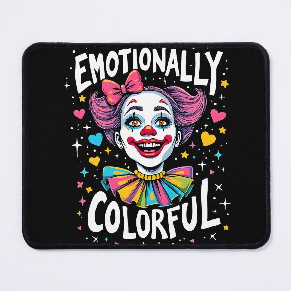 Item preview, Emotionally Colorful Clowngirl Clown designed and sold by MooonTees.