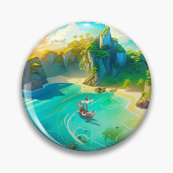Item preview, One Piece Minimalist Seascape – Going Merry and the Grand Line designed and sold by niclol2a.