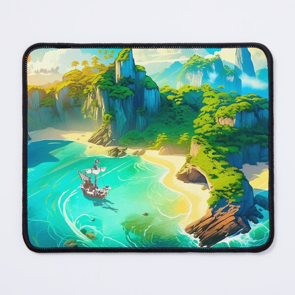 Item preview, One Piece Minimalist Seascape – Going Merry and the Grand Line designed and sold by niclol2a.