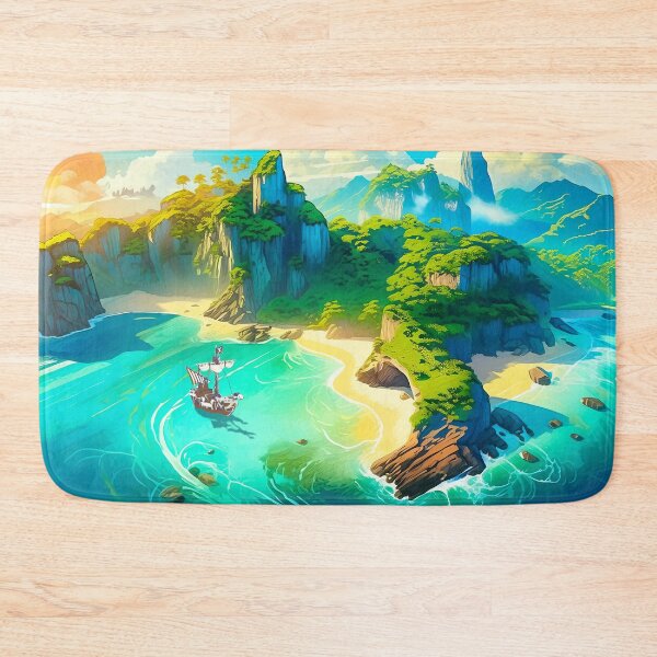 Item preview, One Piece Minimalist Seascape – Going Merry and the Grand Line designed and sold by niclol2a.