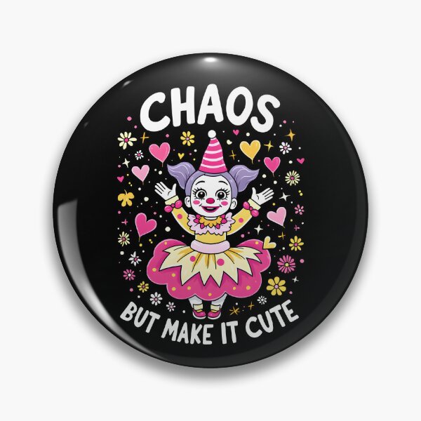 Item preview, Chaos But Make It Cute Clowngirl Clown designed and sold by MooonTees.