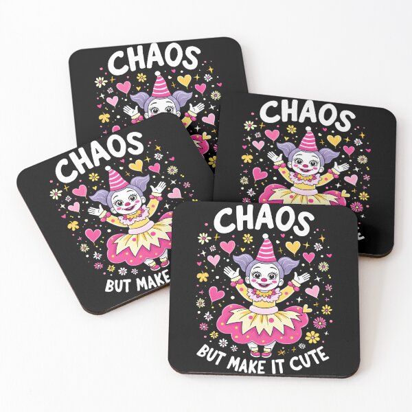 Item preview, Chaos But Make It Cute Clowngirl Clown designed and sold by MooonTees.
