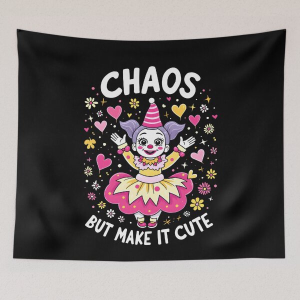 Item preview, Chaos But Make It Cute Clowngirl Clown designed and sold by MooonTees.