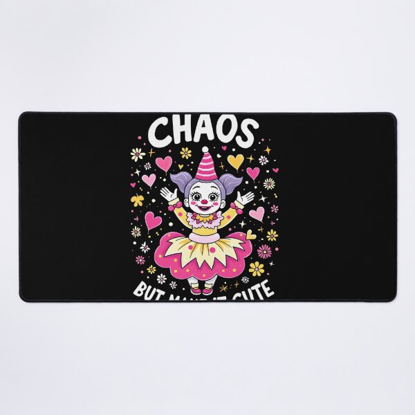 Item preview, Chaos But Make It Cute Clowngirl Clown designed and sold by MooonTees.