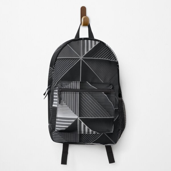 Item preview, Dark Faceted Triangular and Pyramidal Pattern designed and sold by IntelliMindDesigns.
