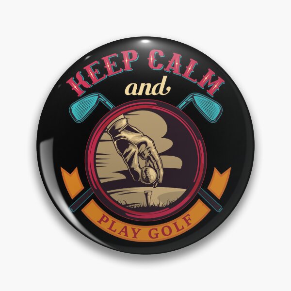 Item preview, Keep Calm and Play Golf Retro Golf Lover Gift for Men and Women designed and sold by DERA RAY.