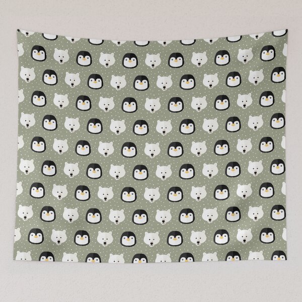 Item preview, Arctic adventures on green designed and sold by reneesillus.