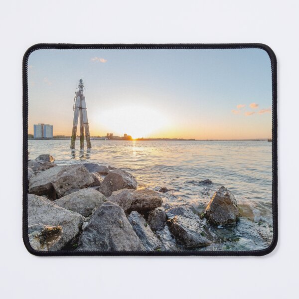 Item preview, Sun Sinking Low over Portsmouth Harbour designed and sold by AndrewPHayward.