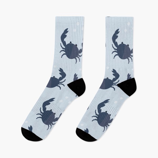 Item preview, Crabs on blue designed and sold by reneesillus.