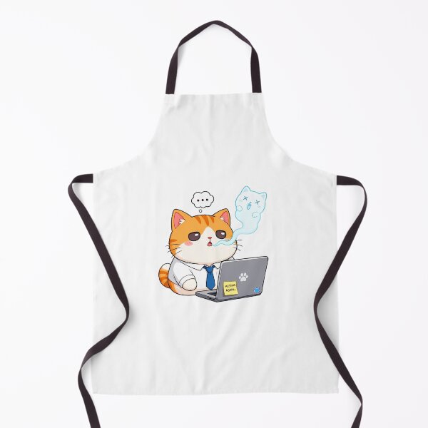 Item preview, Funny Bored Cat Office Meeting Soul Out designed and sold by TokyoToastLab.