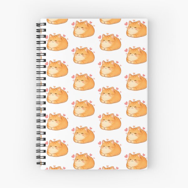 Item preview, Cute Chubby Orange Cat Loaf Hearts designed and sold by PriyankaSonara.