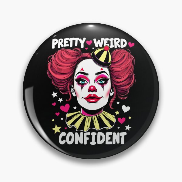 Item preview, Pretty Weird Confident Clowngirl Clown designed and sold by MooonTees.
